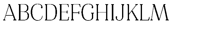 Refagio Thin Semi Condensed Font UPPERCASE