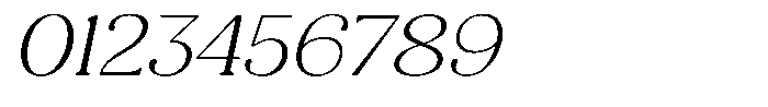 Refagio Thin Semi Expanded Italic Font OTHER CHARS