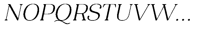 Refagio Thin Semi Expanded Italic Font UPPERCASE