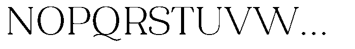 Refagio Thin Semi Expanded Font UPPERCASE