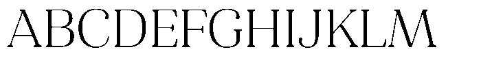 Refagio Thin Font UPPERCASE