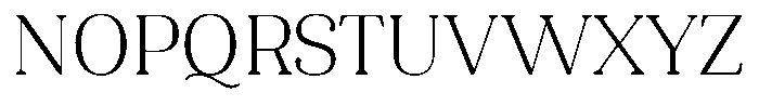 Refagio Thin Font UPPERCASE