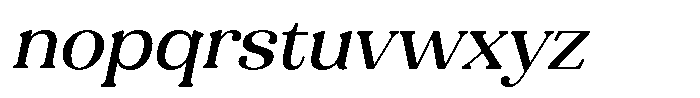 Refagio Variable Black Semi Condensed Italic Font LOWERCASE
