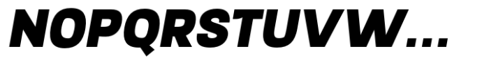 Reffort Black Italic Font UPPERCASE