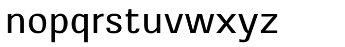 Reffort Regular Font LOWERCASE