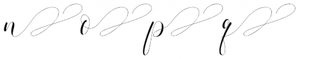 Refillia Calligraphy Swash 2 Font LOWERCASE