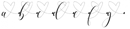Refillia Calligraphy Swash 3 Font LOWERCASE