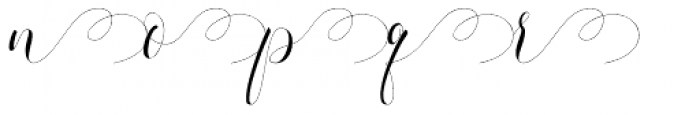 Refillia Calligraphy Swash 4 Font LOWERCASE