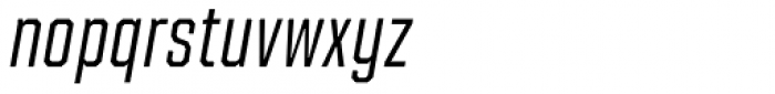 Refinery 25 Regular Italic Font LOWERCASE
