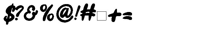 Refinta Font OTHER CHARS