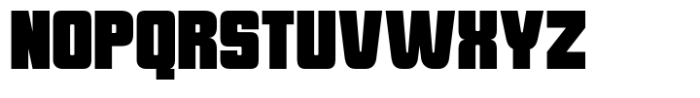 Reflect of Strictly Heavy Condensed Font UPPERCASE