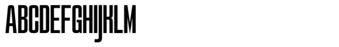 Reflect of Strictly Light Condensed Font UPPERCASE