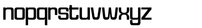 Reflect of Strictly Regular Font LOWERCASE
