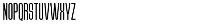 Reflect of Strictly Thin Condensed Font UPPERCASE