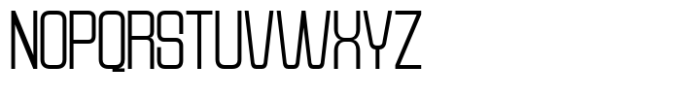 Reflect of Strictly Thin Semi Condensed Font UPPERCASE