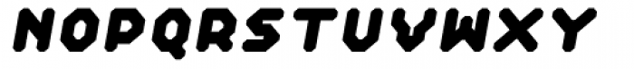 Reflector Black Oblique Font UPPERCASE