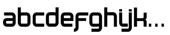Reflex Black Xp Font LOWERCASE