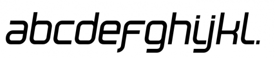 Reflex Bold Italic Xp Font LOWERCASE