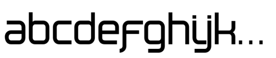 Reflex Bold Xp Font LOWERCASE