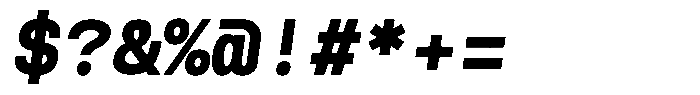 Reflow Mono Bold Italic Font OTHER CHARS
