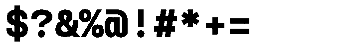 Reflow Mono Bold Font OTHER CHARS