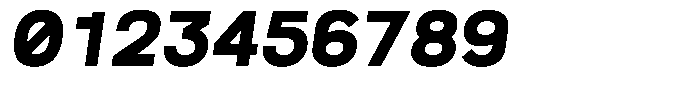 Reflow Mono Extra Bold Italic Font OTHER CHARS