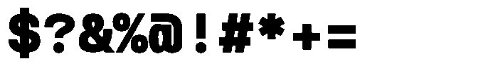 Reflow Mono Extra Bold Font OTHER CHARS