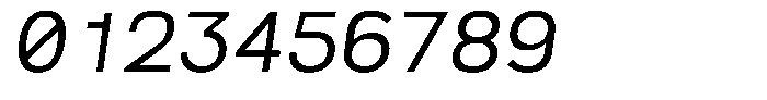 Reflow Mono Italic Font OTHER CHARS
