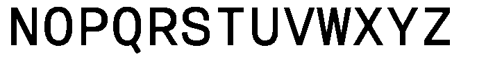 Reflow Mono Medium Font UPPERCASE