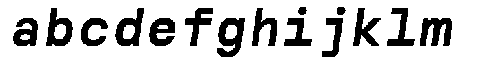 Reflow Mono Semi Bold Italic FONT