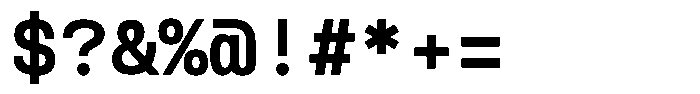 Reflow Mono Semi Bold Font OTHER CHARS