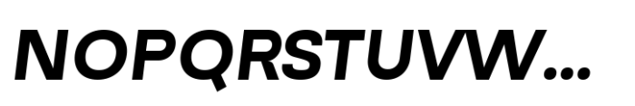 Reflow Sans Extra Bold Italic Font UPPERCASE