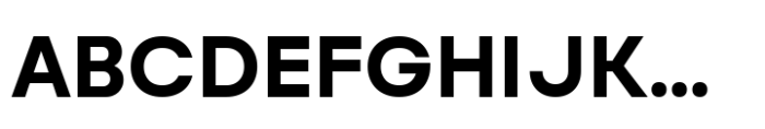 Reflow Sans Extra Bold Font UPPERCASE