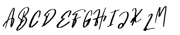 Reforia Signature Font UPPERCASE