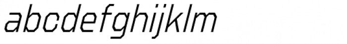 Refuel Condensed ExtraLight Italic Font LOWERCASE
