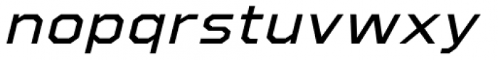 Refuel Expanded Italic Font LOWERCASE