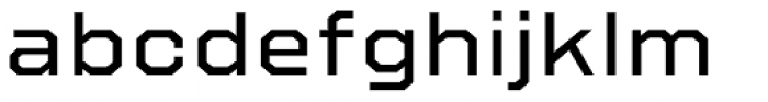 Refuel Expanded Regular Font LOWERCASE