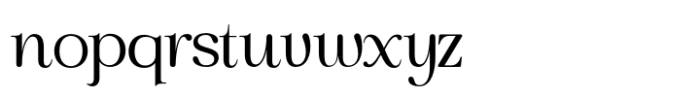 Regal Legacy Light Font LOWERCASE