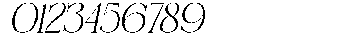 Regalia Prestige Oblique Font OTHER CHARS