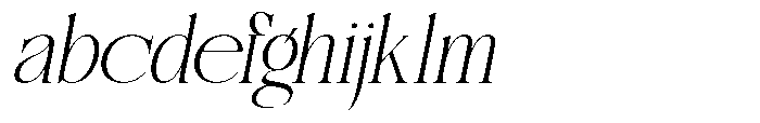 Regalia Prestige Oblique FONT