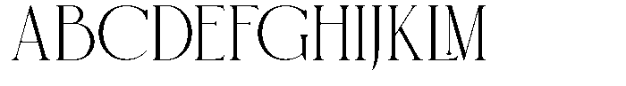 Regalia Prestige Regular Font UPPERCASE