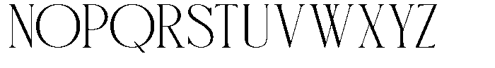 Regalia Prestige Regular Font UPPERCASE