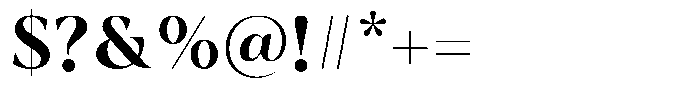 Regalic Bold Font OTHER CHARS