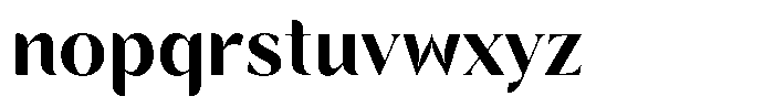 Regalic Bold Font LOWERCASE