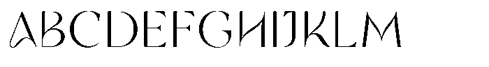 Regalic Light Font UPPERCASE