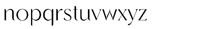 Regalic Light Font LOWERCASE