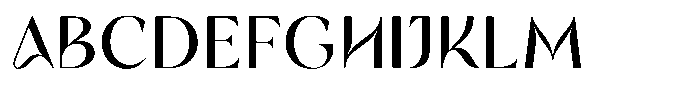 Regalic Medium Font UPPERCASE
