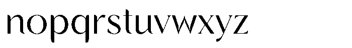 Regalic Regular Font LOWERCASE