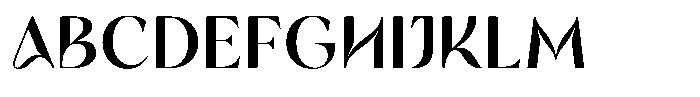 Regalic Semi Bold Font UPPERCASE