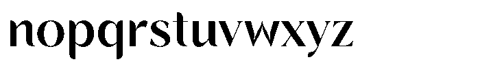 Regalic Semi Bold Font LOWERCASE